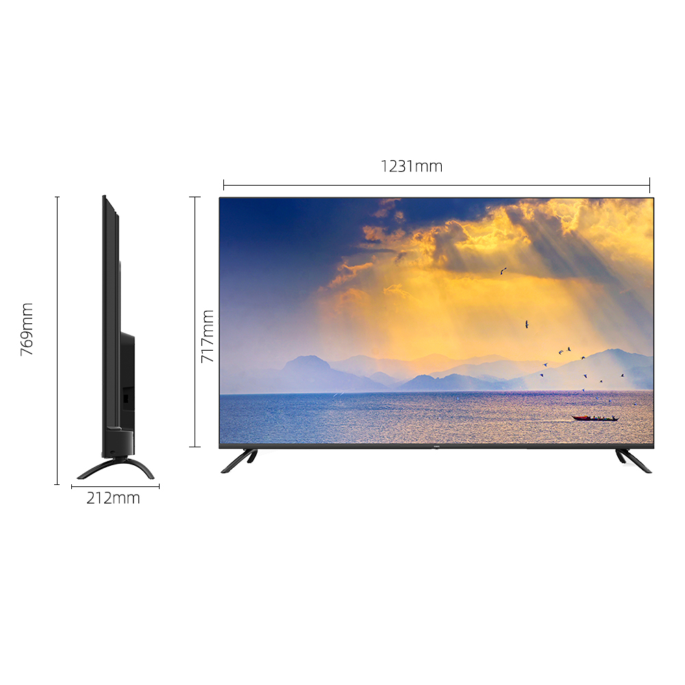 CHiQ U55H7C, Smart TV de 55 pouces (140 cm), UHD, 4K, Dolby Vision,  télécommande vocale, Bluetooth, Google Assistant, Netflix, - Cdiscount TV  Son Photo